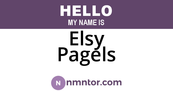 Elsy Pagels