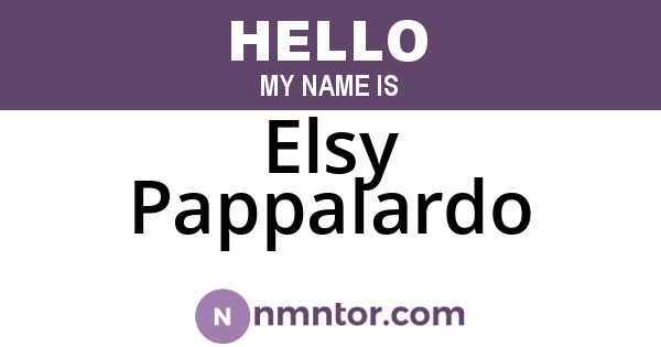Elsy Pappalardo