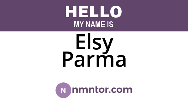 Elsy Parma