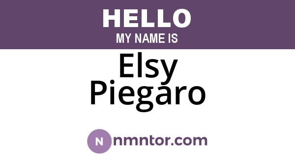 Elsy Piegaro