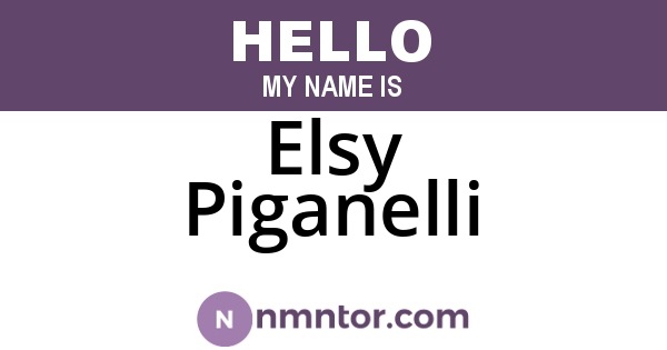 Elsy Piganelli