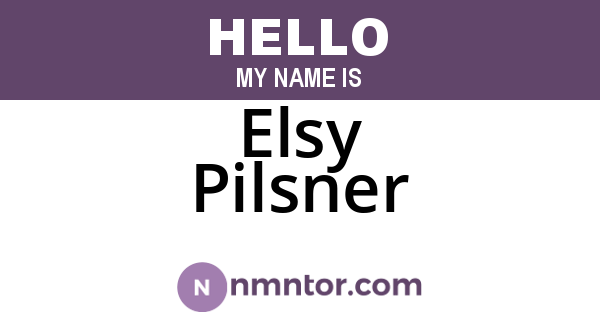 Elsy Pilsner