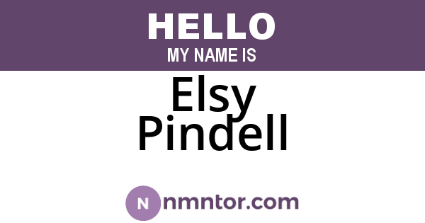 Elsy Pindell