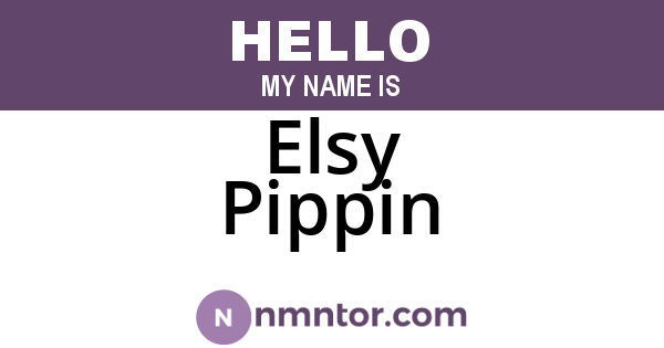Elsy Pippin