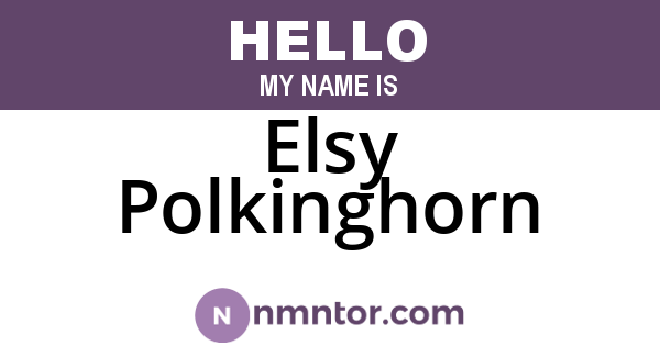 Elsy Polkinghorn
