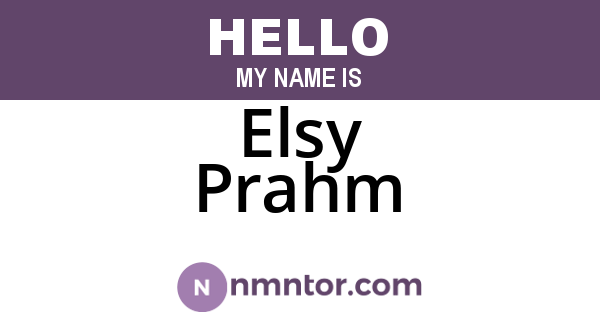 Elsy Prahm