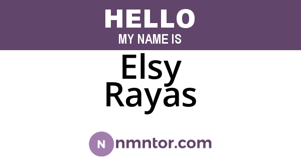 Elsy Rayas
