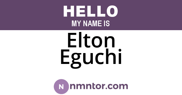 Elton Eguchi