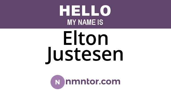 Elton Justesen