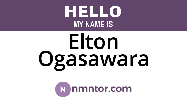 Elton Ogasawara