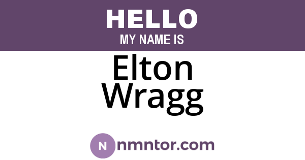 Elton Wragg