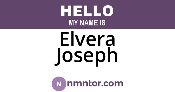 Elvera Joseph