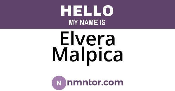 Elvera Malpica