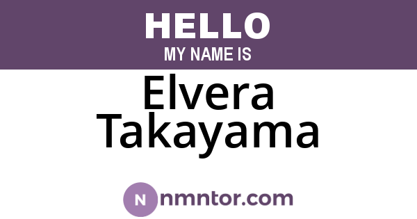 Elvera Takayama