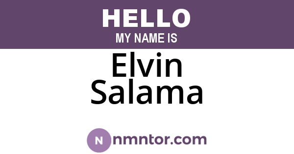 Elvin Salama