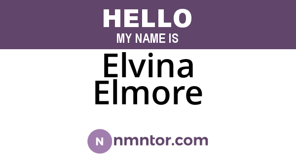 Elvina Elmore