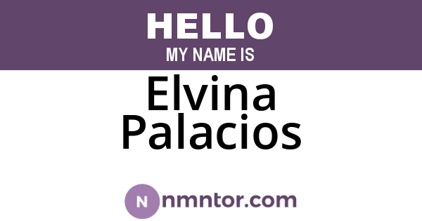 Elvina Palacios