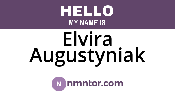 Elvira Augustyniak