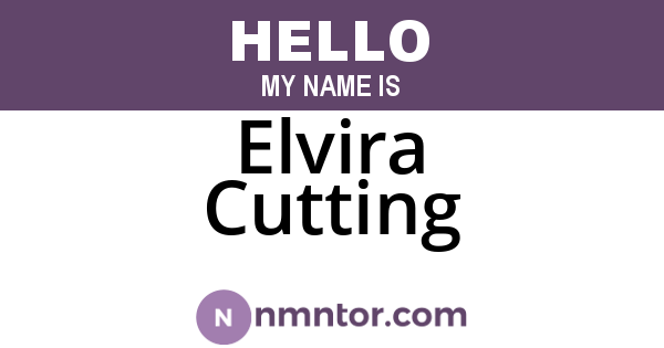 Elvira Cutting