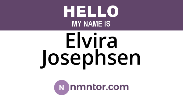 Elvira Josephsen