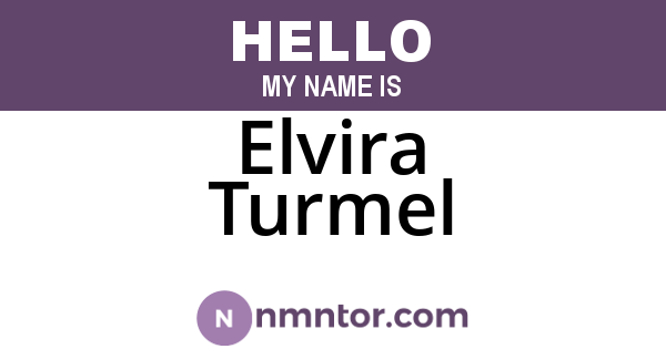 Elvira Turmel