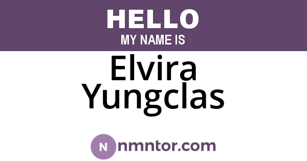 Elvira Yungclas