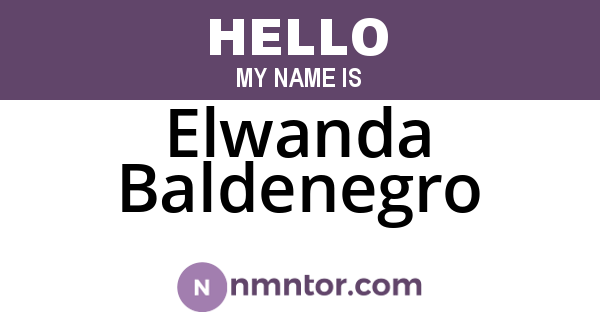 Elwanda Baldenegro