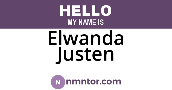 Elwanda Justen