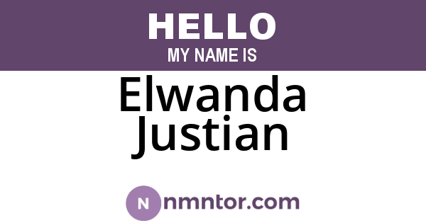 Elwanda Justian