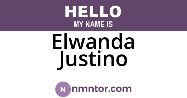 Elwanda Justino