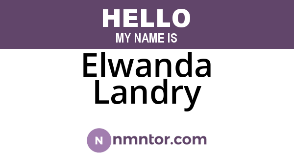 Elwanda Landry