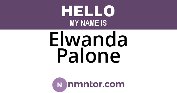 Elwanda Palone