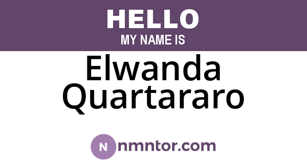 Elwanda Quartararo