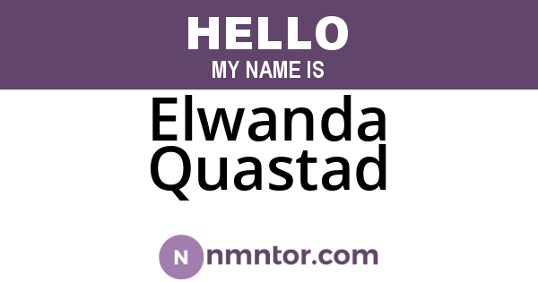 Elwanda Quastad