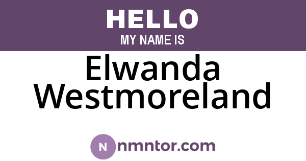 Elwanda Westmoreland