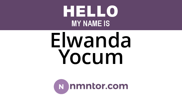Elwanda Yocum