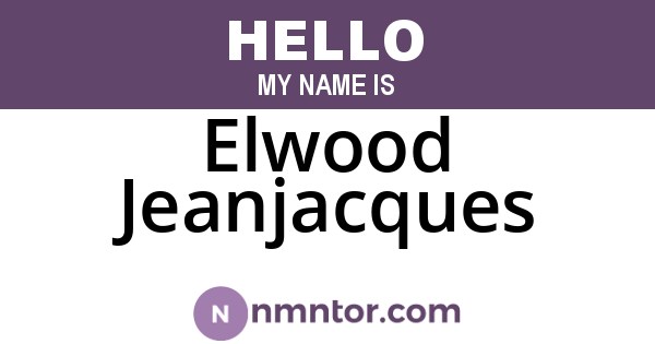 Elwood Jeanjacques