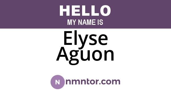 Elyse Aguon