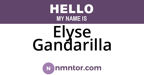 Elyse Gandarilla