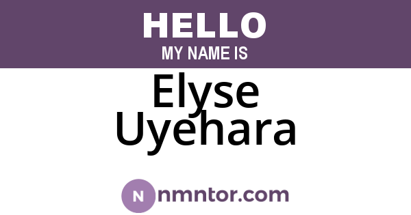 Elyse Uyehara