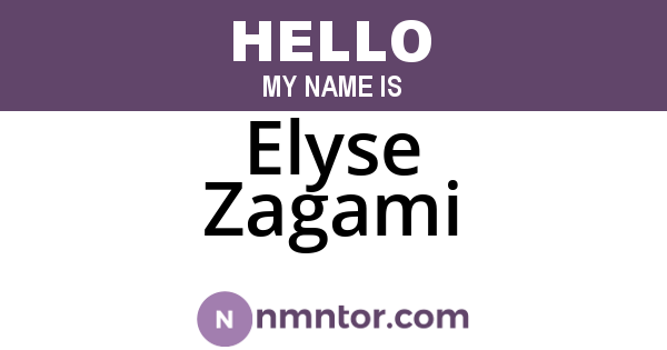 Elyse Zagami