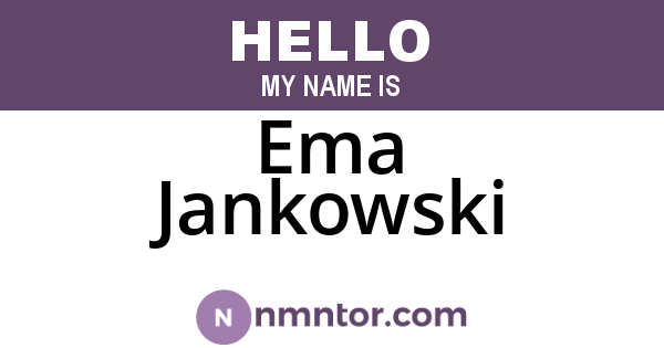 Ema Jankowski