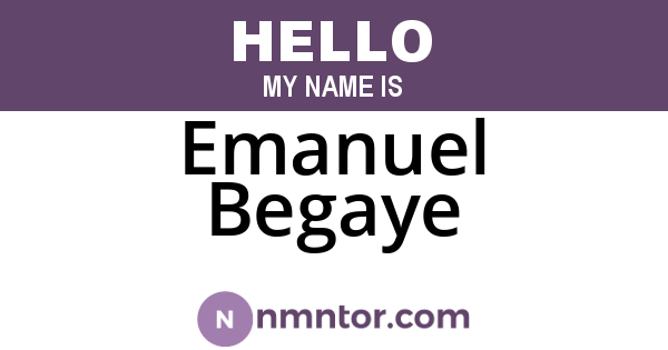 Emanuel Begaye