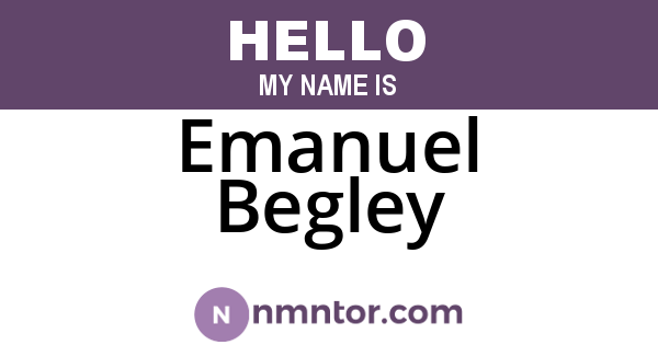 Emanuel Begley