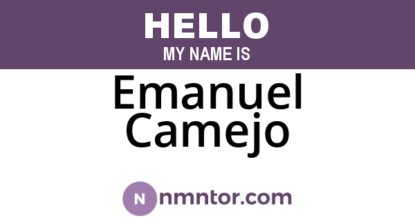 Emanuel Camejo