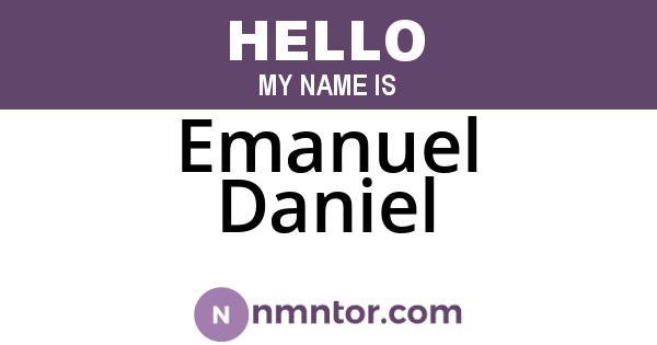 Emanuel Daniel