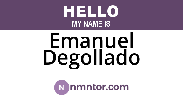 Emanuel Degollado