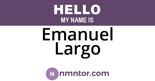 Emanuel Largo