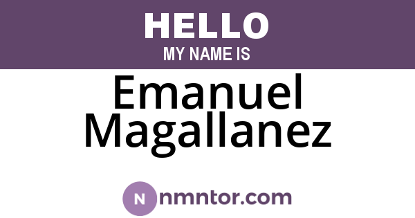 Emanuel Magallanez