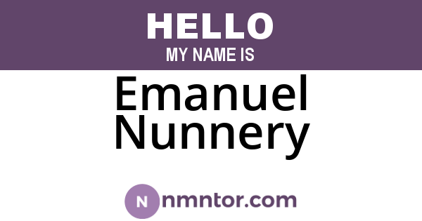 Emanuel Nunnery